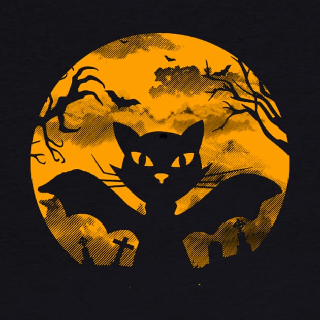 Happy halloween black cat by modo store